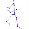 3D-2D spatiotemporal registration for sports motion analysis