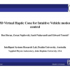 3D Virtual Haptic Cone for Intuitive Vehicle Motion Control