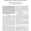 A Bayesian analysis of Compressive Sensing data recovery in Wireless Sensor Networks