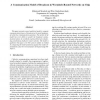 A Communication Model of Broadcast in Wormhole-Routed Networks on-Chip