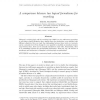 A comparison between two logical formalisms for rewriting