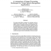A Comparison of Image Processing Techniques for Visual Speech Recognition Applications