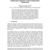 A Data Mining Approach to Reveal Representative Collaboration Indicators in Open Collaboration Frameworks