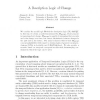 A Description Logic of Change