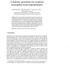 A dialectic procedure for sceptical, assumption-based argumentation