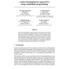 A Direct Formulation for Sparse PCA Using Semidefinite Programming