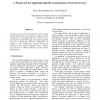 A Framework for Application-Specific Customization of Network Services