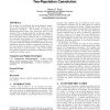 A game-theoretic investigation of selection methods in two-population coevolution