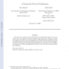 A Geometric Proof of Calibration