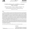 A hybrid architecture for cost-effective on-demand media streaming