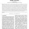 A Knowledge-based Advisory System for Software Quality Assurance