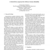 A Model Driven Approach for Software Systems Reliability