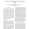 A Non Scale Free Attribute of Convergent Address Window for Private Messaging