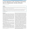 A novel approach to the clustering of microarray data via nonparametric density estimation