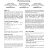 A novel reconfigurable hardware architecture for IP address lookup