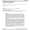 A novel series of compositionally biased substitution matrices for comparing Plasmodium proteins