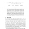 A Parallel Algorithm for Sampling Matchings from an Almost Uniform Distribution