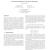A Practical Method for the Sparse Resultant