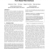 A Probabilistic Approach for Automatically Filling Form-Based Web Interfaces