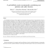 A probabilistic music recommender considering user opinions and audio features