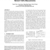 A programmable architecture for scalable and real-time network traffic measurements