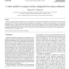 A robust method to recognize critical configuration for camera calibration