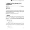 A Simple Decomposition Method for Support Vector Machines