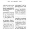 A stable block model predictive control with variable implementation horizon