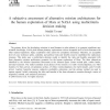 A subjective assessment of alternative mission architectures for the human exploration of Mars at NASA using multicriteria decis