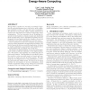 A trace-based binary compilation framework for energy-aware computing
