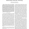 A Utility-Based Congestion Control Scheme for Internet-Style Networks with Delay