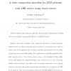 A Video Compression Algorithm for ATM Networks with ABR Service, Using Visual Criteria