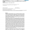 Ab initio identification of human microRNAs based on structure motifs