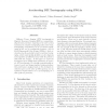 Accelerating DTI tractography using FPGAs