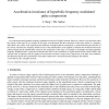 Acceleration-invariance of hyperbolic frequency modulated pulse compression
