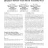 Accessibility perspectives on enabling South African sign language in the South African national accessibility portal