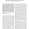 Active Categorical Perception of Object Shapes in a Simulated Anthropomorphic Robotic Arm