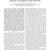 Adaptive algorithms for detecting community structure in dynamic social networks