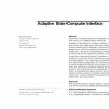 Adaptive brain-computer interface