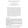 Adaptive Peer Sampling with Newscast