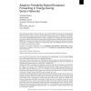 Adaptive probability-based broadcast forwarding in energy-saving sensor networks