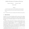Additive envelopes of continuous functions