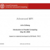 Advanced MPI Programming