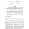 Advertising Games for Web Services