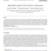 Algorithmic analysis of the Geo/Geo/c
