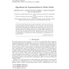 Algorithms for Exponentiation in Finite Fields