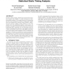 An accurate sparse matrix based framework for statistical static timing analysis