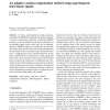 An adaptive motion compensation method using superimposed inter-frame signals