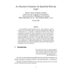 An alternative semantics for quantified relevant logic