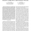 An analytical approach to real-time misbehavior detection in IEEE 802.11 based wireless networks